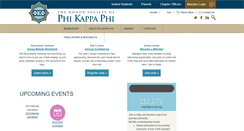 Desktop Screenshot of members.phikappaphi.org